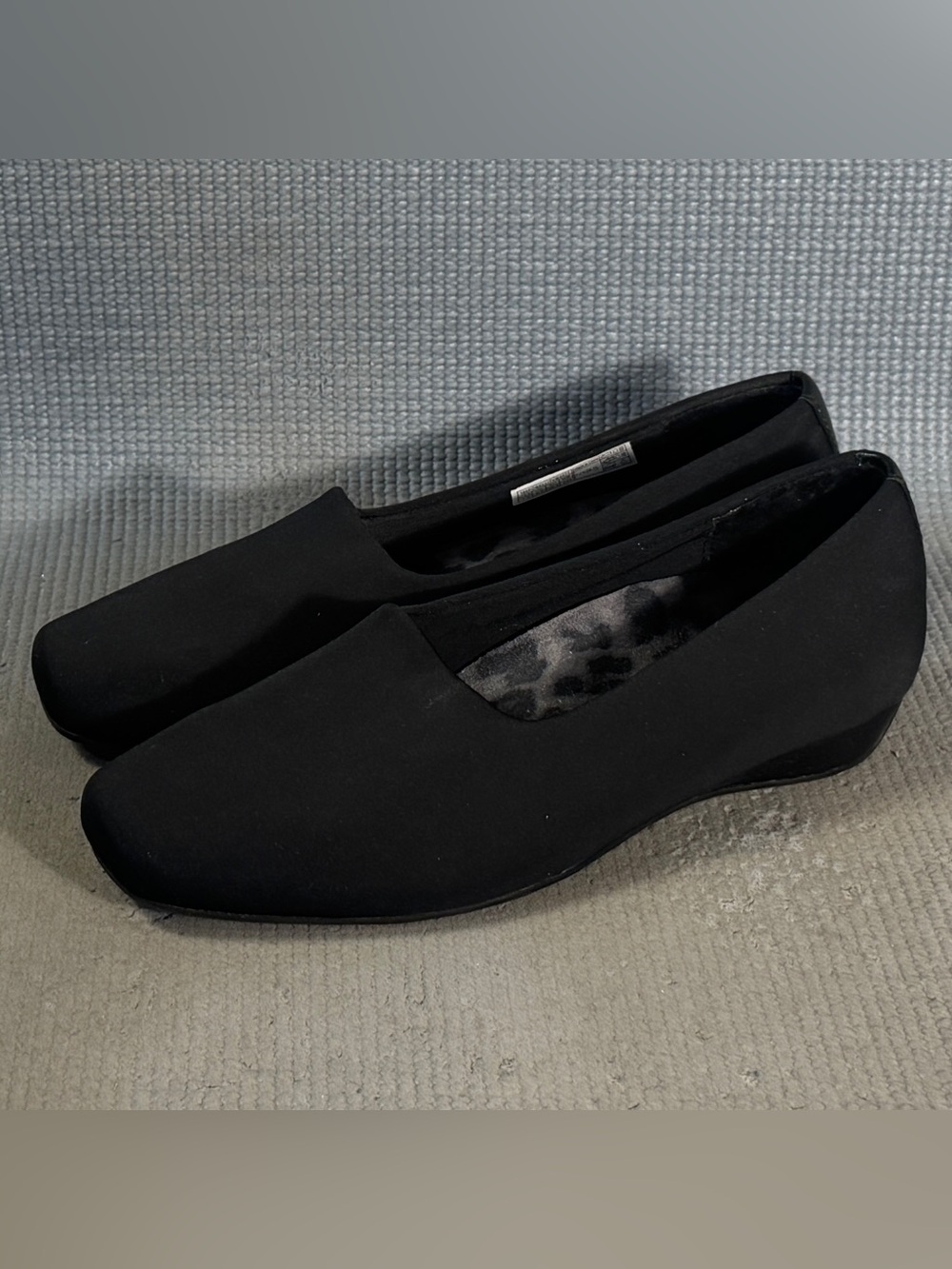 Vionic Women's Powell Demi Wedge Casual Shoes Black Size 7.5
